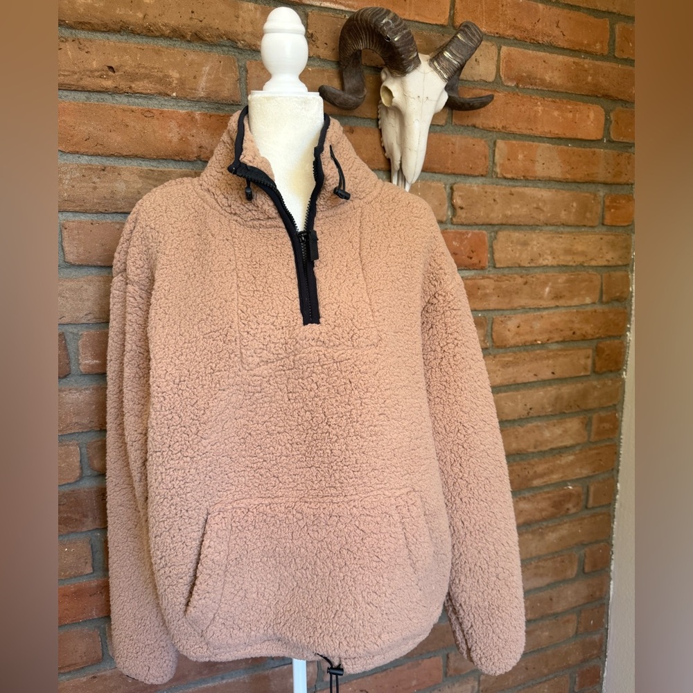 Love Tree Tan Sherpa Jacket
